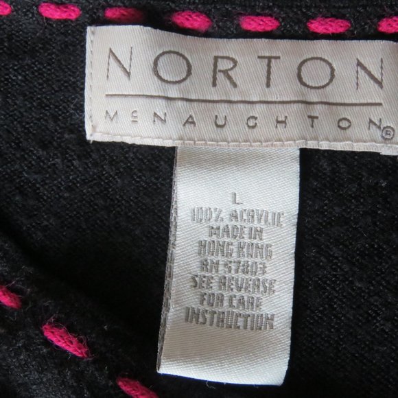 1990s Vintage Faux Black Twinset Norton McNaughton - Picture 10 of 10
